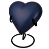 Brass Heart Blue Nightfall Baby Urn
