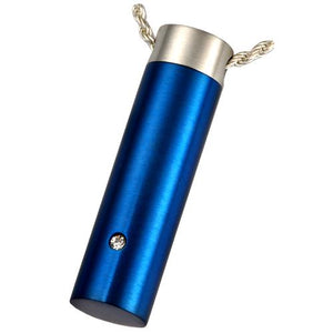 Stainless Steel Royal Blue Cylinder