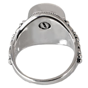 Ring with Clear Glass Front