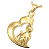 In My Heart Cat Cremation Pendant
