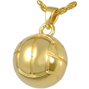 Volleyball Cremation Pendant