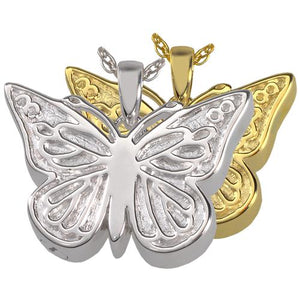 Perfect Filigree Butterfly Cremation Pendant