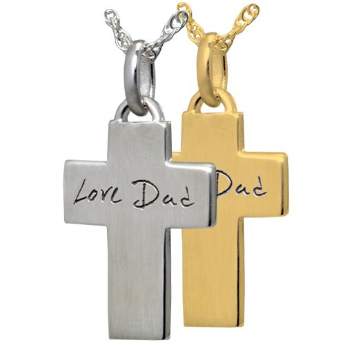 Petite Cross Handwriting Jewelry