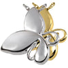 Butterfly Teardrop Cremation Pendant
