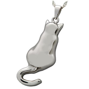 Kitty in My Window Cremation Pendant