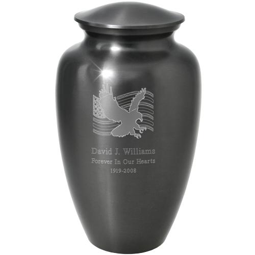 Patriotic Eagle Cremation Urn