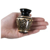 Ornate Etched Black and Brass Urn Keepsake