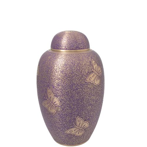 Classic Antique Butterfly Purple Sharing Urn