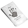 Baby Handprint Money Clip