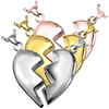 Broken Heart Companion Pendant