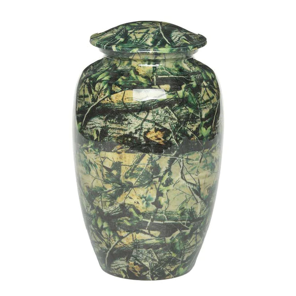 Camouflage Alloy Urn