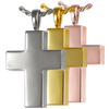 Medium Cross Cremation Pendant