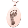 Oval Footprint Pendant