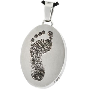 Oval Footprint Pendant