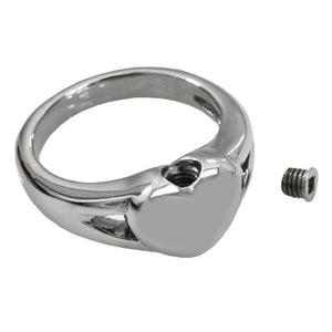 Premium Stainless Steel Simple Heart Ring